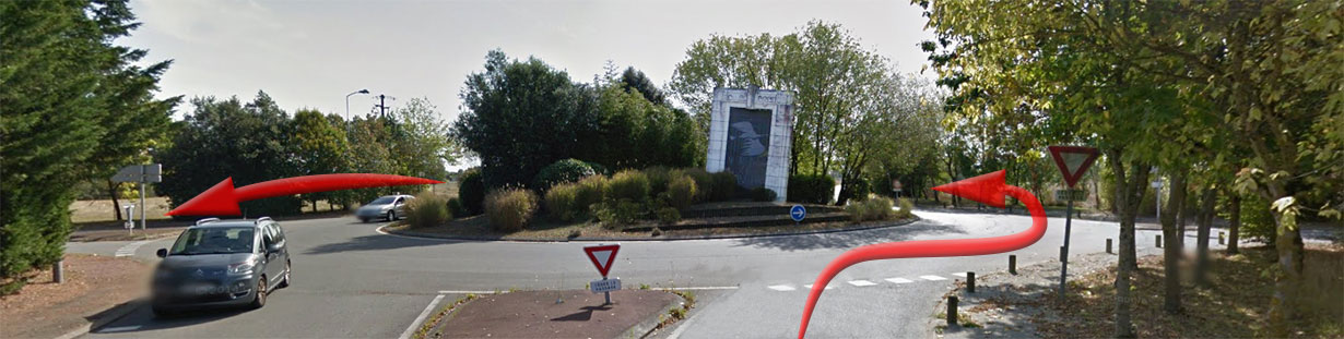 En direction de Saint-Aignan-de-Grand-Lieu, lorsque vous arrivez à ce rond-point, prenez la dernière sortie, et notre parking de l'aéroport de Nantes se trouve à 200 mètres sur la droite En direction de Saint-Aignan-de-Grand-Lieu, lorsque vous arrivez à ce rond-point, prenez la dernière sortie, et notre parking de l'aéroport de Nantes se trouve à 200 mètres sur la droite